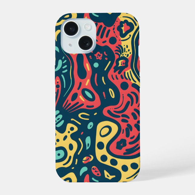 Psychedelic Abstract Iphone Case (Back)