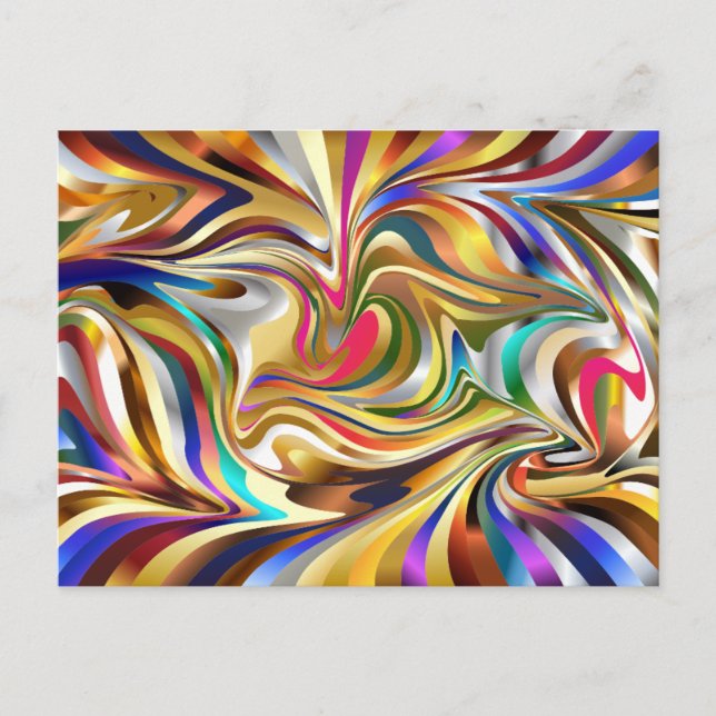 psychedelic abstract postcard (Front)