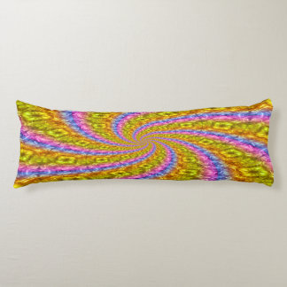 Psychedelic Abstract Vortex Body Pillow
