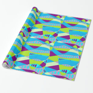 Psychedelic Abstract Wrapping Paper