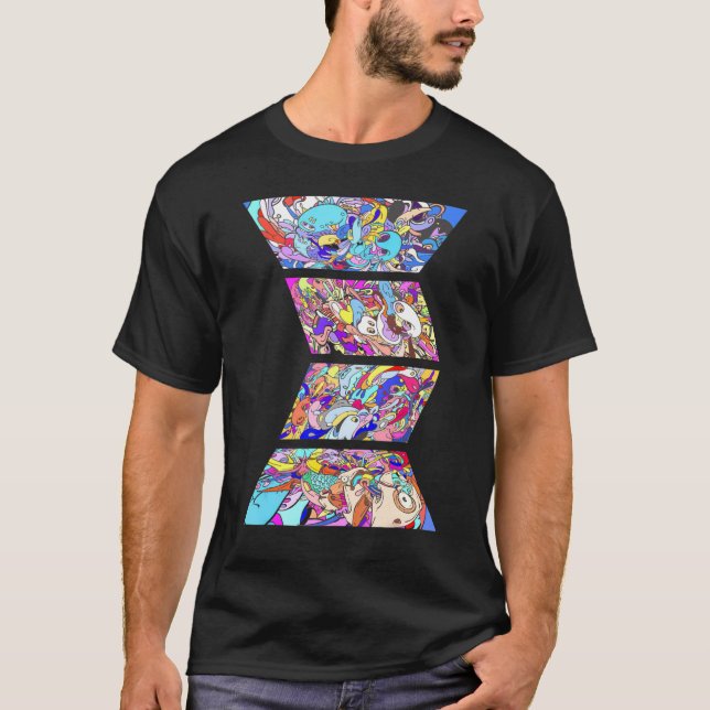Psychedelic Acid Folk Trance Rock Edm Festival Goa T-Shirt (Front)