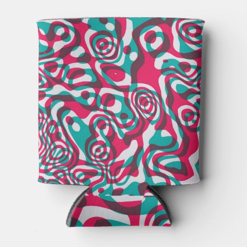 Psychedelic Acid Seamless Funky Background Can Cooler