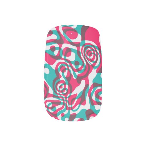 Psychedelic Acid Seamless Funky Background Minx Nail Art