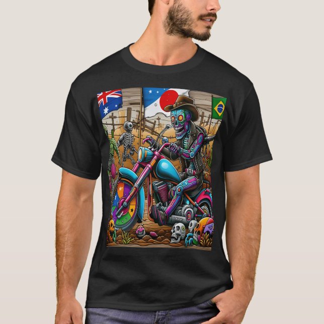 Psychedelic Adventure in the Post-Apocalyptic T-Shirt (Front)