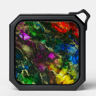 Psychedelic Alcohol Ink Abstract Painting Bluetooth Speaker