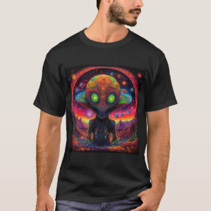 Psychedelic Alien Friend T-Shirt