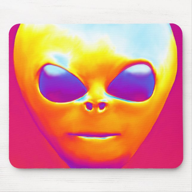 Psychedelic Alien Mouse Pad (Front)