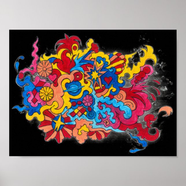 Psychedelic America Poster (Front)