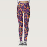 Psychedelic and Colorful Flowers Leggings