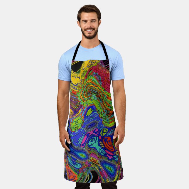Psychedelic Apron (Worn)