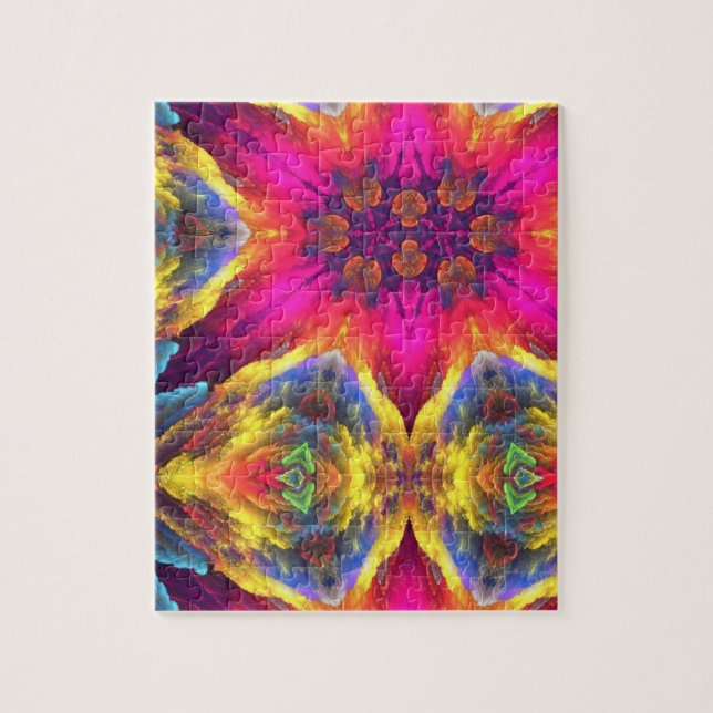 Psychedelic Art Colorful Fun Jigsaw Puzzles (Vertical)