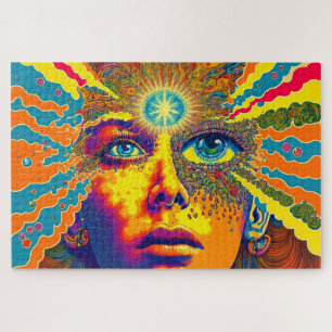Psychedelic Art Enlightenment Jigsaw Puzzle
