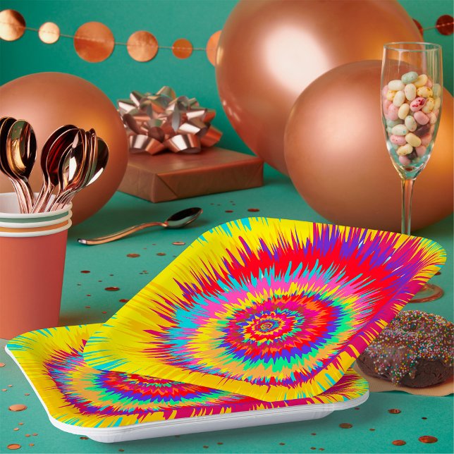Psychedelic Art Paper Plates (Creator Uploaded)