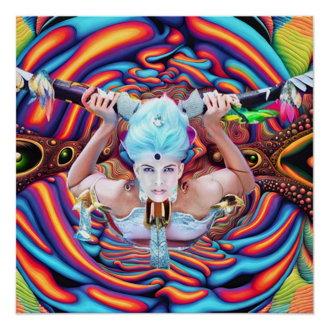 Psychedelic Astral Plane Poster (Front)