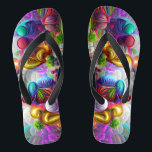 Psychedelic Balloons Colorful Created Flip Flops<br><div class="desc">Here are some custom flip flops with your own image or you can use mine either way you will be styling on the beach this summer. Make sure to bookmark this page to come back to it in the future. If you like/love our designs make sure to like or share...</div>