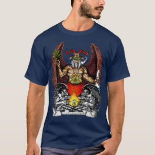 Psychedelic Baphomet Weed T-Shirt