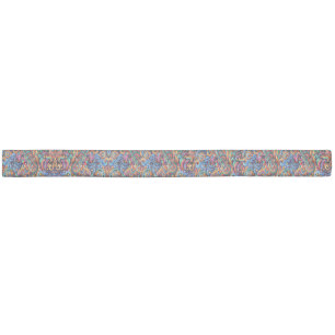 Psychedelic Batik Guitar Art–Colorful Retro Music Elastic Hair Tie