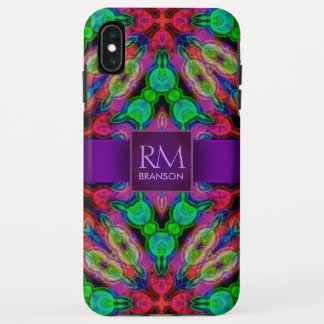 Psychedelic Batik Monogram iPhone4 Case-Mate™ iPhone XS Max Case