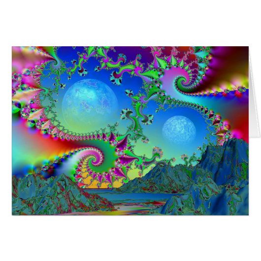 Psychedelic bay cards (Front Horizontal)