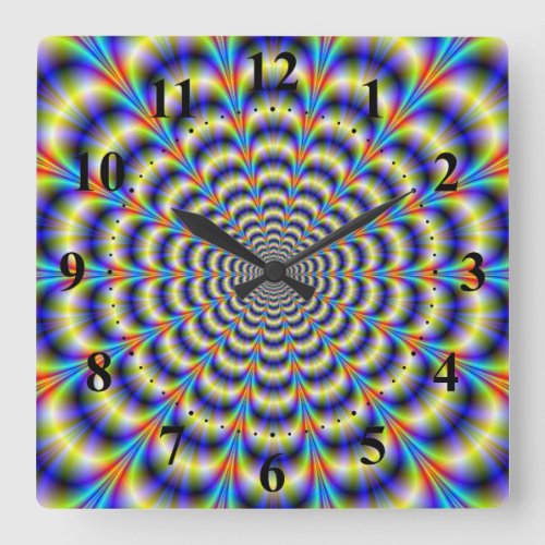 Psychedelic Beat Revisited Wall Clock