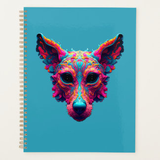 Psychedelic Best Friend - Dog Design T-shirt Planner