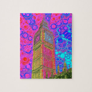 Psychedelic Big Ben Puzzle