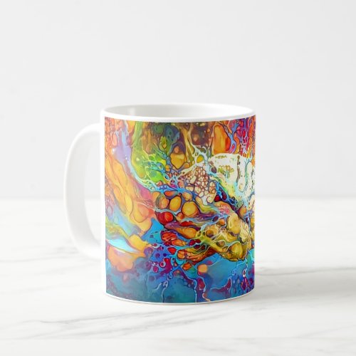 Psychedelic Brain Coffee Mug
