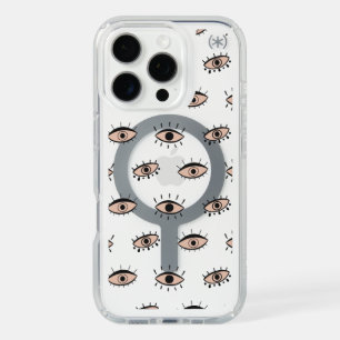 Psychedelic Brown Staring Eye Halloween Speck Case