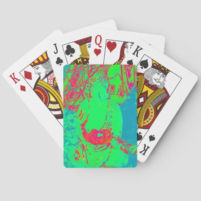 'PSYCHEDELIC BUDDHA' deck of PLAYING CARDS (Back)