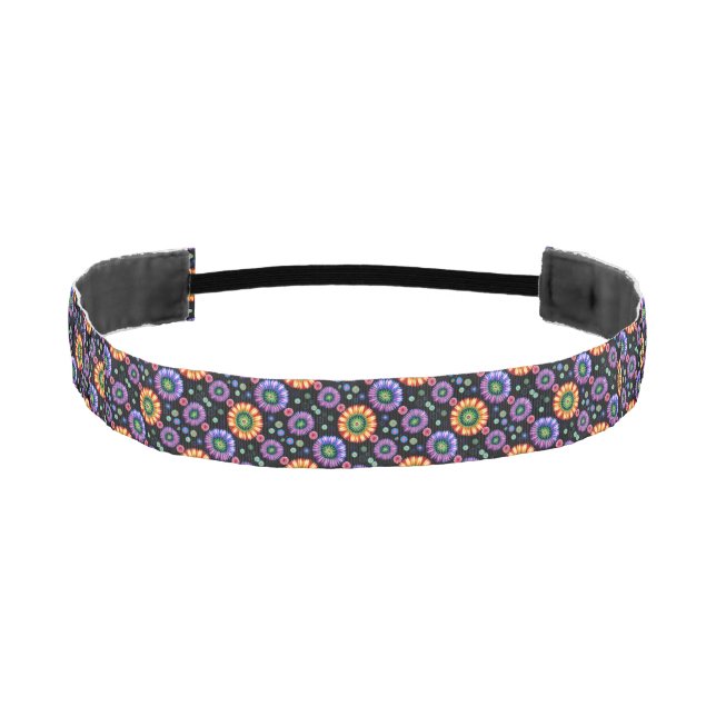 Psychedelic Burst Athletic Headband (Front)