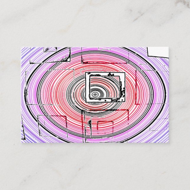 Psychedelic Business Card (Front)