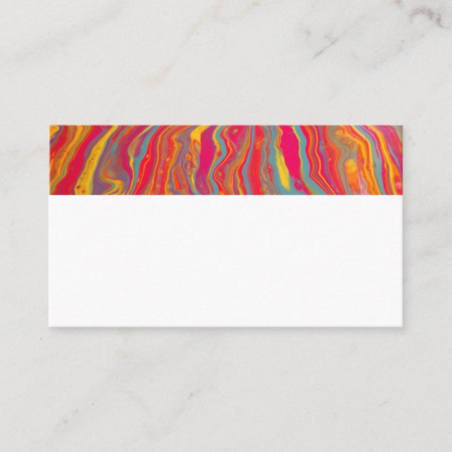 Psychedelic Business Card (Front)