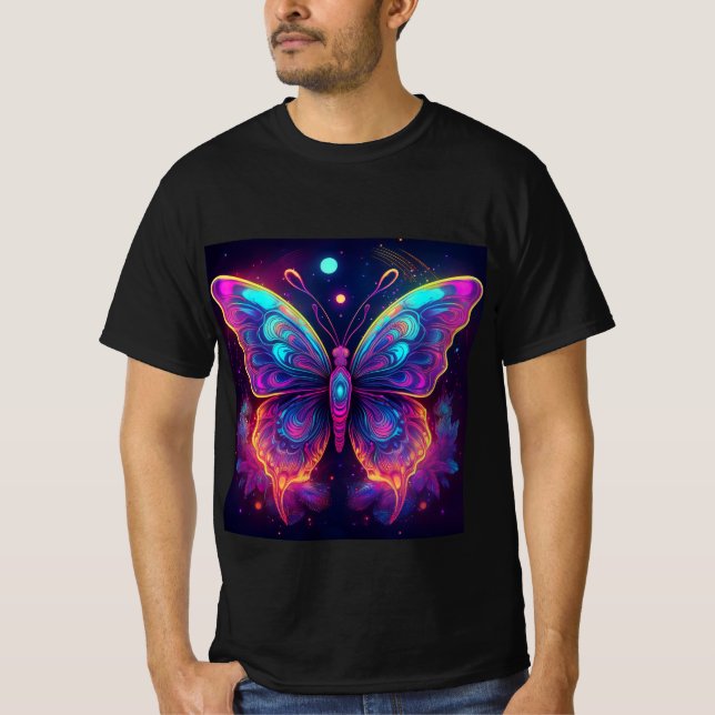 Psychedelic Butterfly T-shirt (Front)