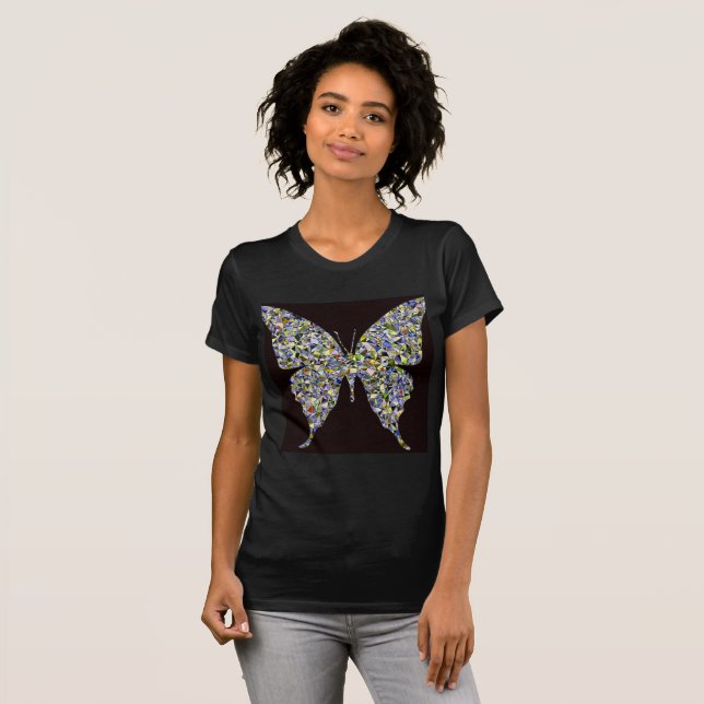 Psychedelic Butterfly Tee (Front Full)