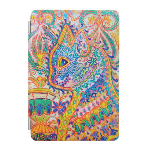 Psychedelic Cat, Louis Wain iPad Mini Cover