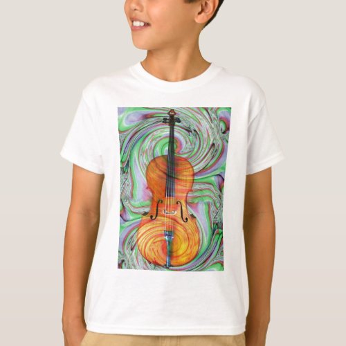 Psychedelic Cello T_Shirt