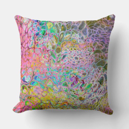Psychedelic Cells cushion