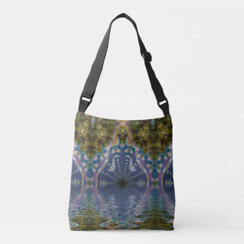 Psychedelic Chakra Yoga Crossbody Bag