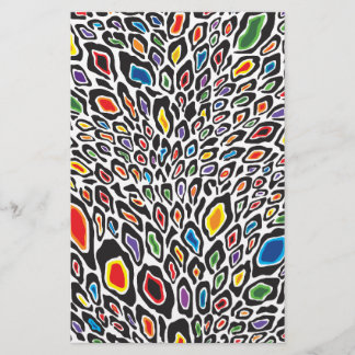 Psychedelic Cheetah Stationery