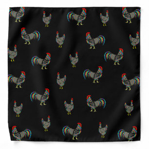 Psychedelic Chickens Bandana