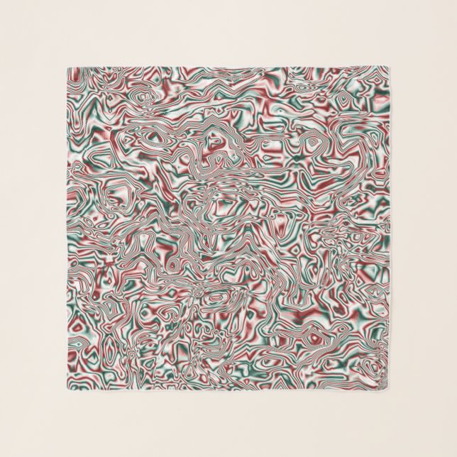 Psychedelic Christmas Scarf (Front)