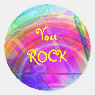 Psychedelic Circle Sticker