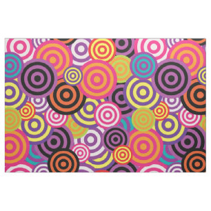 psychedelic circles fabric