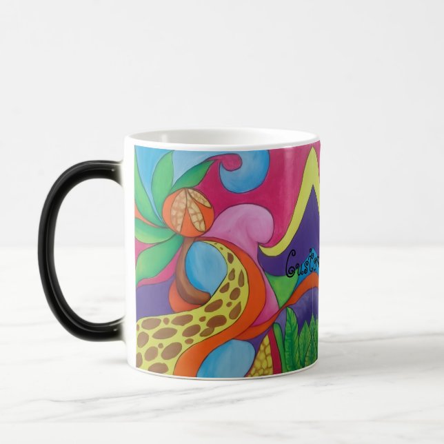 Psychedelic CocoNut Color Morph Mug (Left)