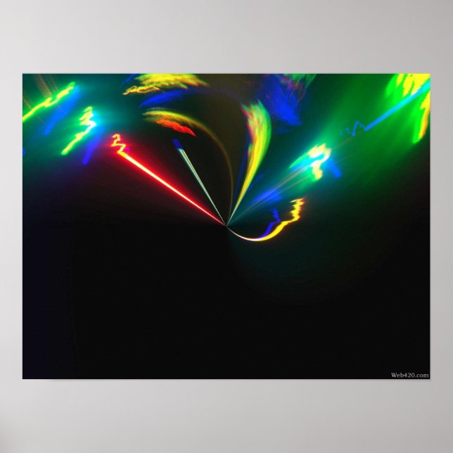 psychedelic color explosion poster (Front)