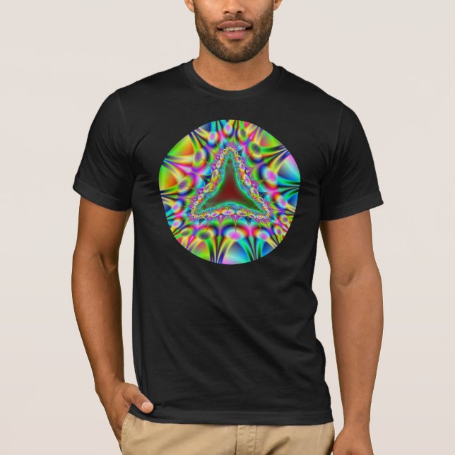 psychedelic colorful alien jaw T-Shirt (Front)