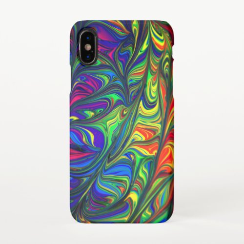 psychedelic colorful iPhone 11 12 13 14 Phone case