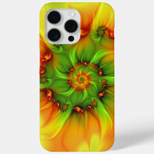 Psychedelic Colorful Modern Abstract Fractal Art iPhone 15 Pro Max Case
