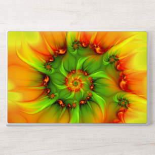 Psychedelic Colorful Modern Abstract Fractal Art HP Laptop Skin