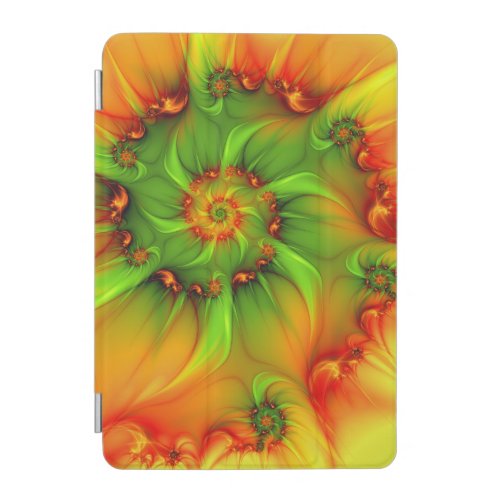 Psychedelic Colorful Modern Abstract Fractal Art iPad Mini Cover